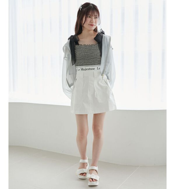 MAJESTICLEGON「ウエストロゴカーゴミニスカパン」|スカート|オフ