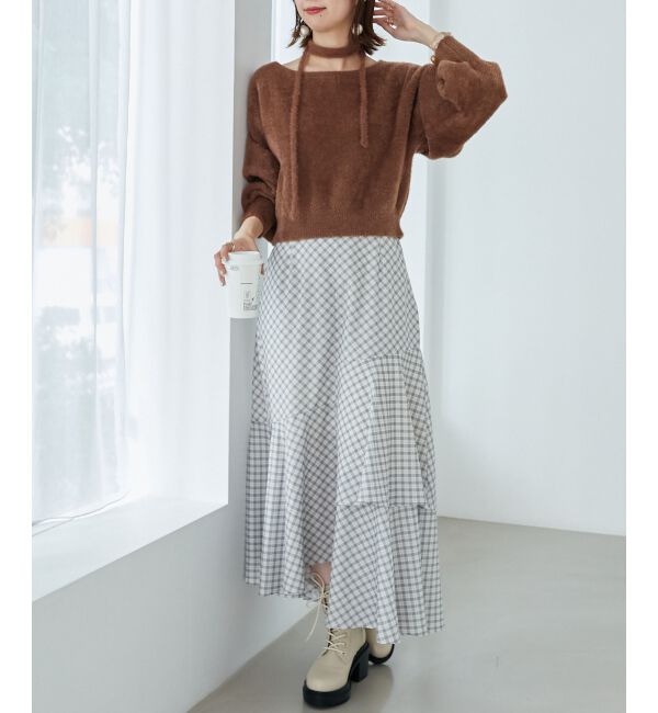 MAJESTICLEGON「&infin;チョーカーセットシャギーニット」|ニット・セーター|