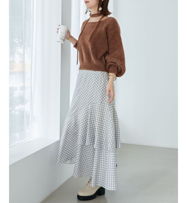 MAJESTICLEGON「&infin;チョーカーセットシャギーニット」|ニット・セーター|