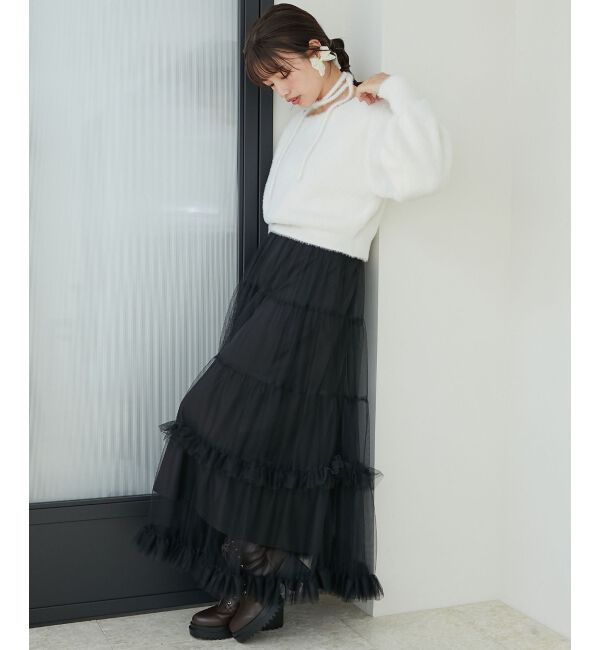 MAJESTICLEGON「&infin;チョーカーセットシャギーニット」|ニット・セーター|