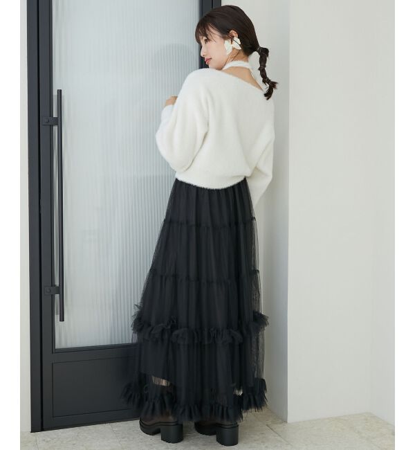 MAJESTICLEGON「&infin;チョーカーセットシャギーニット」|ニット・セーター|