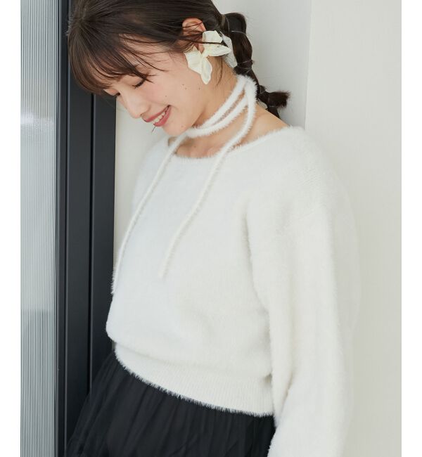 MAJESTICLEGON「&infin;チョーカーセットシャギーニット」|ニット・セーター|