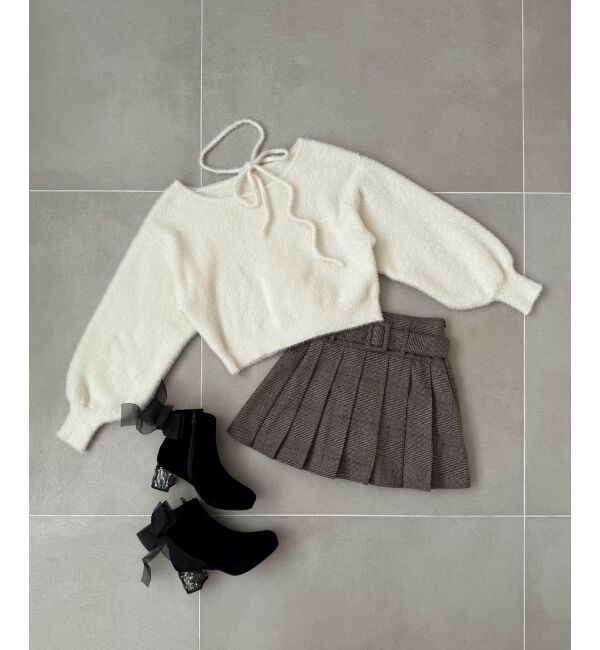 MAJESTICLEGON「&infin;チョーカーセットシャギーニット」|ニット・セーター|