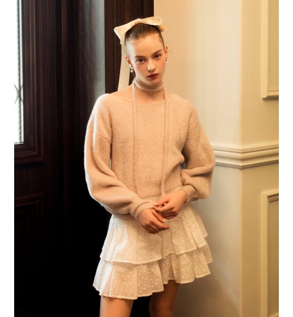 MAJESTICLEGON「&infin;チョーカーセットシャギーニット」|ニット・セーター|