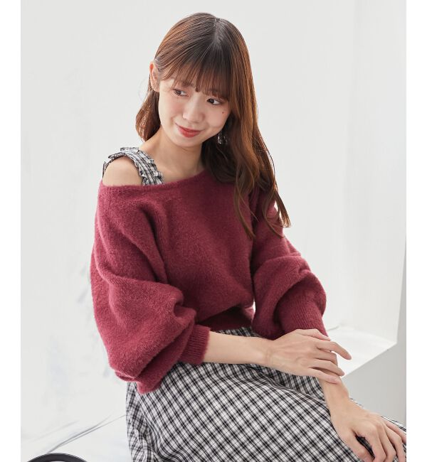 MAJESTICLEGON「&infin;チョーカーセットシャギーニット」|ニット・セーター|