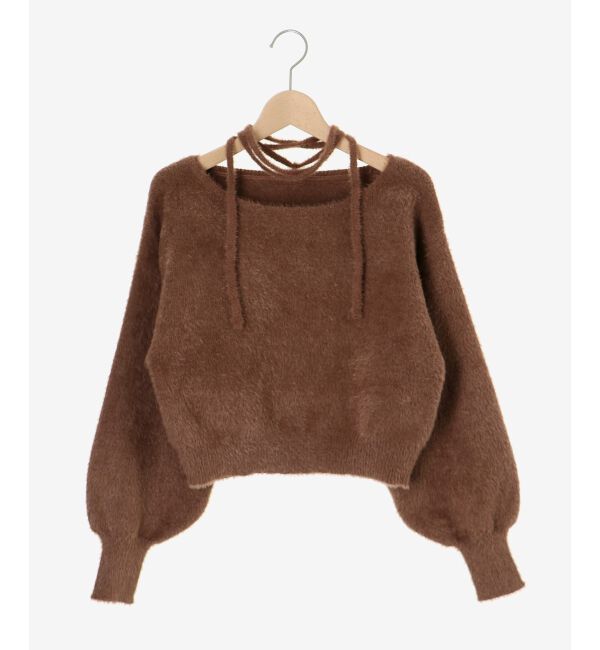 MAJESTICLEGON「&infin;チョーカーセットシャギーニット」|ニット・セーター|