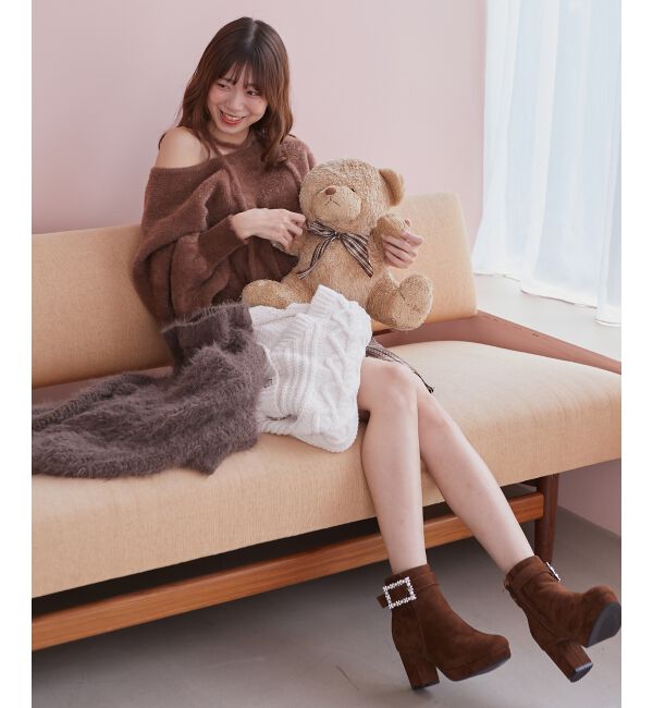 MAJESTICLEGON「&infin;チョーカーセットシャギーニット」|ニット・セーター|