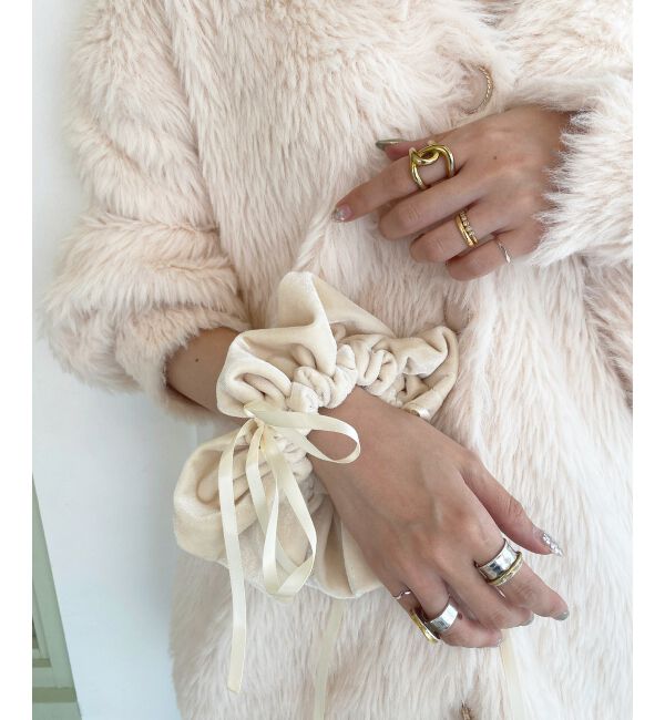 MAJESTICLEGON「リボンモチーフシュシュ」|ヘアゴム・シュシュ|