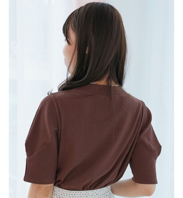  「タックスリーブトップス」|Tシャツ・カットソー|