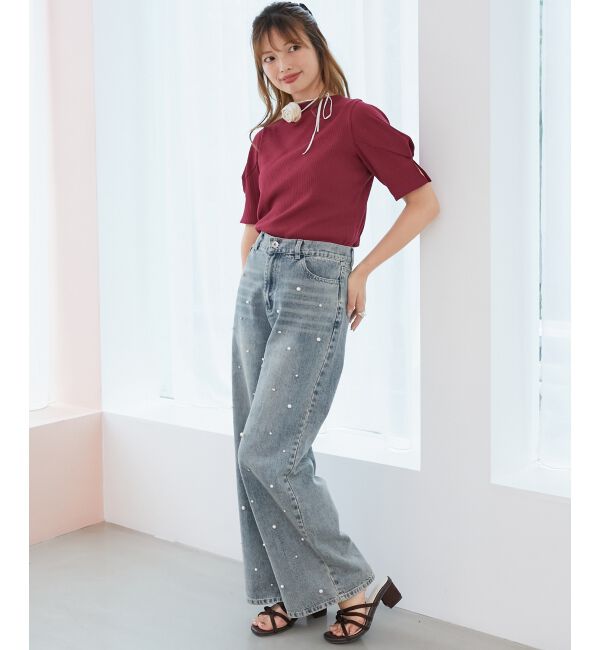  「タックスリーブトップス」|Tシャツ・カットソー|