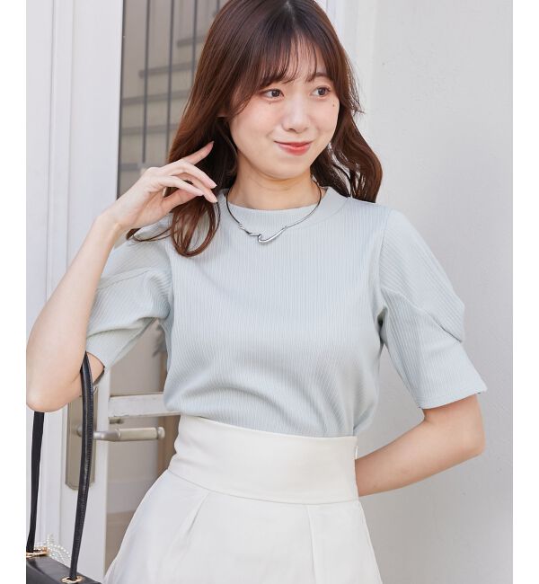  「タックスリーブトップス」|Tシャツ・カットソー|