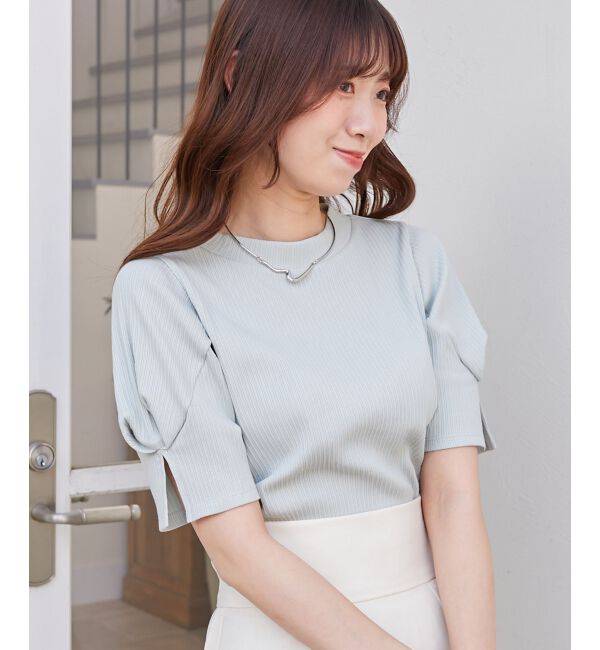  「タックスリーブトップス」|Tシャツ・カットソー|