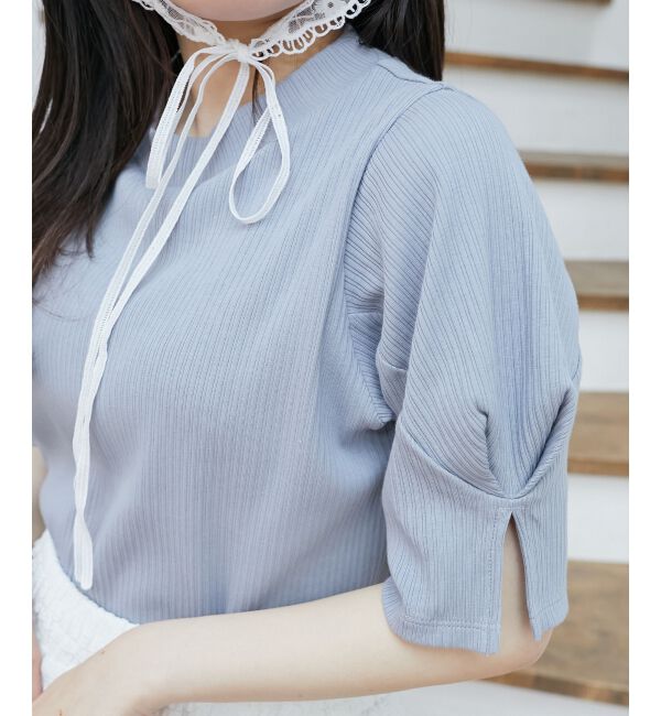  「タックスリーブトップス」|Tシャツ・カットソー|