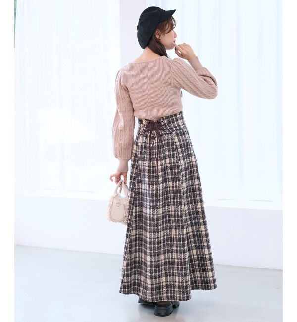  「2way華奢チェーンニット」|ニット・セーター|