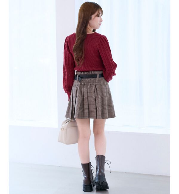  「2way華奢チェーンニット」|ニット・セーター|