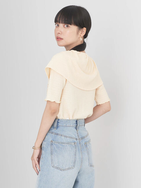 earth music&ecology「ビッグカラーカットプルオーバー」|Tシャツ・カットソー|