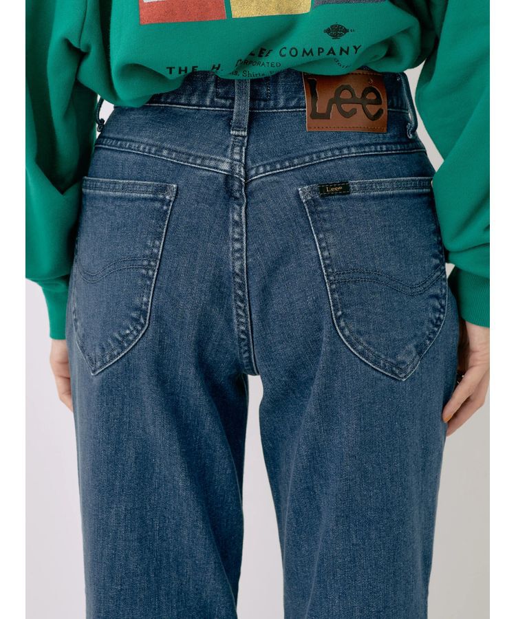 earth music&ecology「Lee&times;e.m.a.e.スリットフレアデニムパンツ」|デニム|