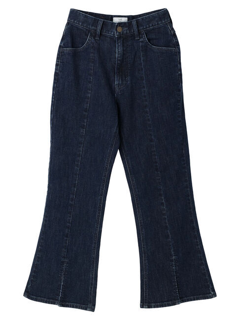 earth music&ecology「Lee&times;e.m.a.e.スリットフレアデニムパンツ」|デニム|