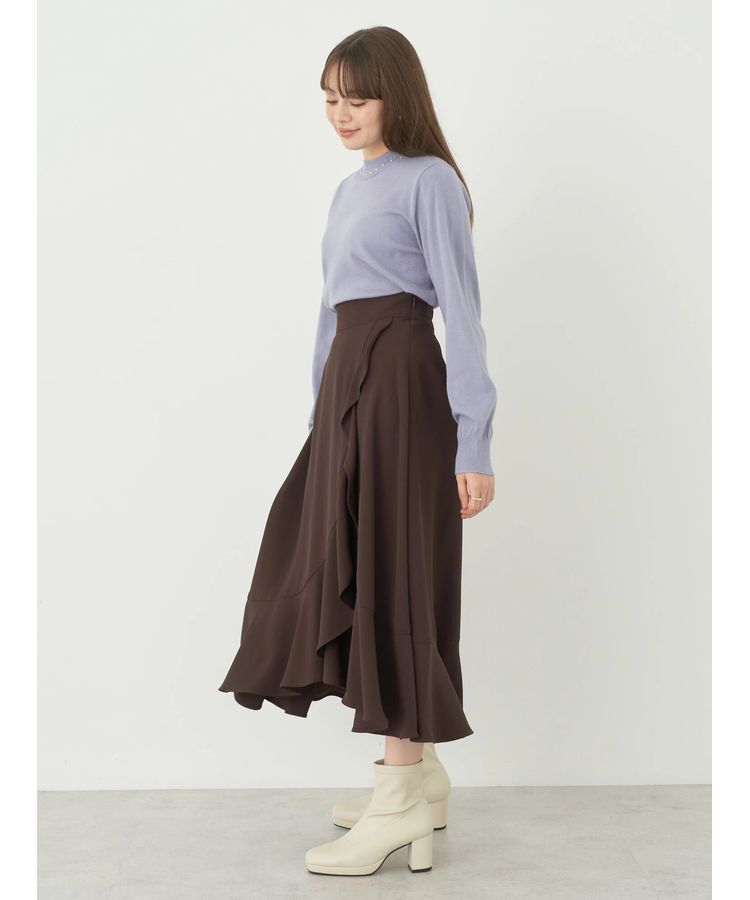 earth music&ecology「ラッフルフリルイレヘムスカート」|スカート|