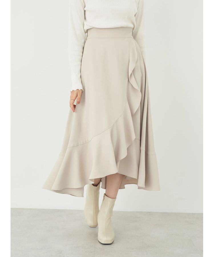 earth music&ecology「ラッフルフリルイレヘムスカート」|スカート|