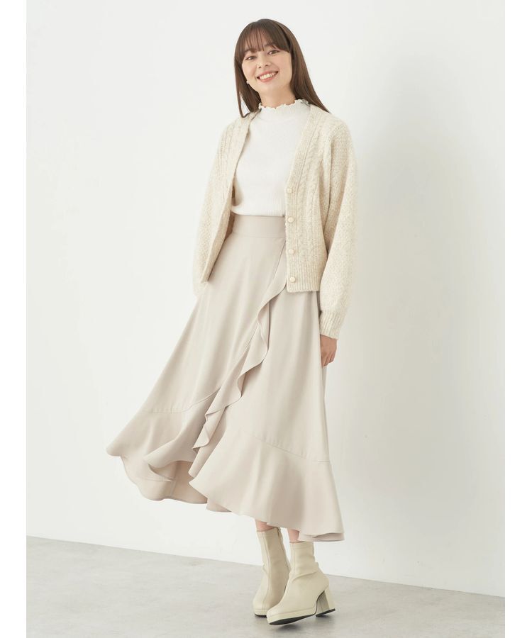 earth music&ecology「ラッフルフリルイレヘムスカート」|スカート|