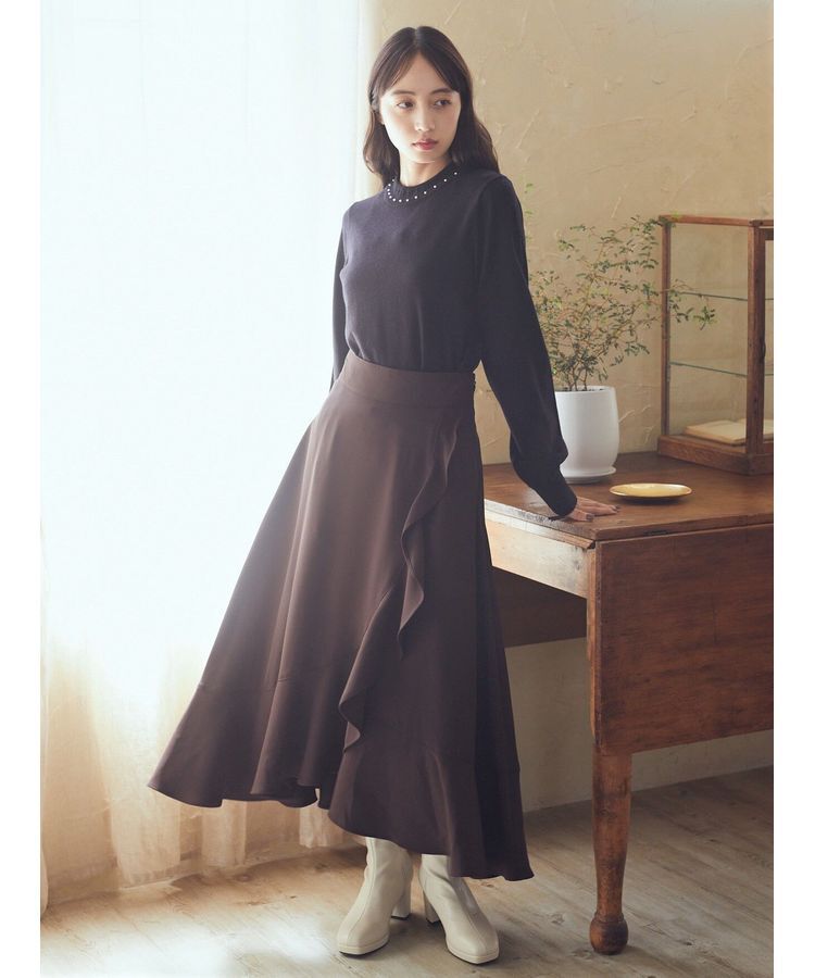 earth music&ecology「ラッフルフリルイレヘムスカート」|スカート|