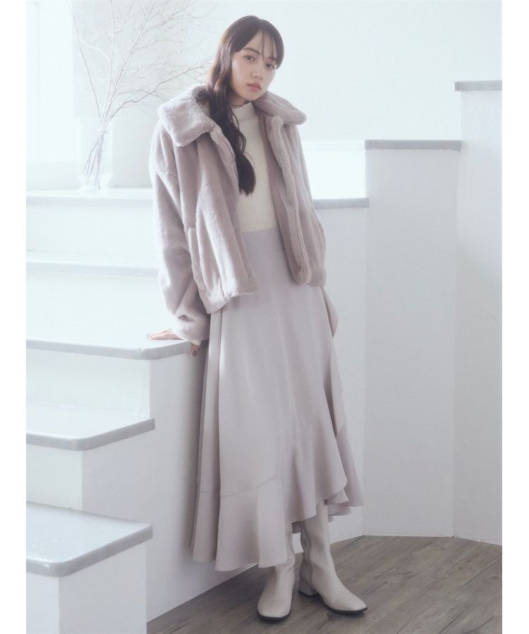 earth music&ecology「ラッフルフリルイレヘムスカート」|スカート|