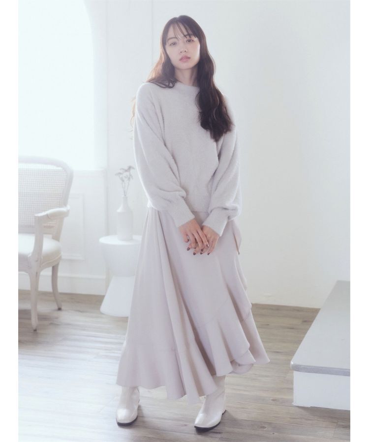 earth music&ecology「ラッフルフリルイレヘムスカート」|スカート|