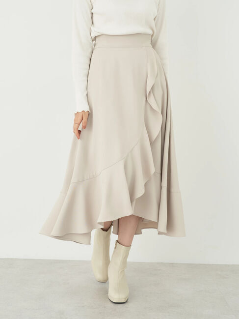 earth music&ecology「ラッフルフリルイレヘムスカート」|スカート|