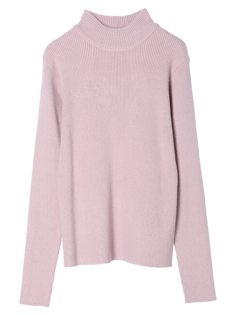 earth music&ecology「やわらかタッチハイネックリブプルオーバー」|ニット・セーター|