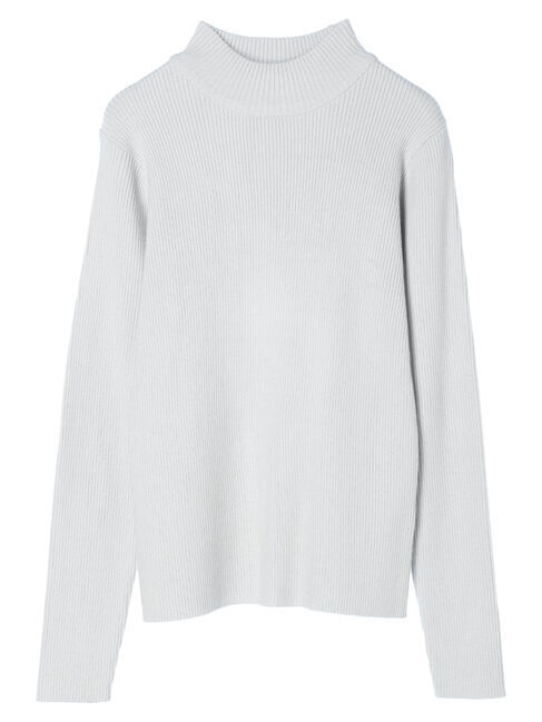 earth music&ecology「やわらかタッチハイネックリブプルオーバー」|ニット・セーター|