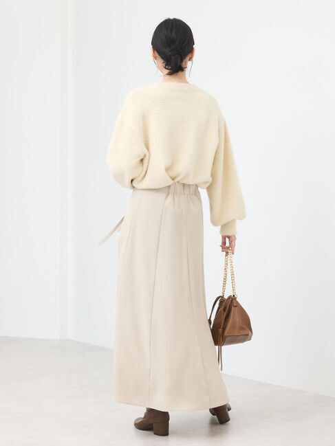 earth music&ecology「リボンフレアスカート」|フレア|