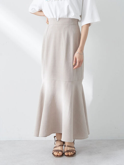 earth music&ecology「リネンライクマーメイドスカート」|スカート|