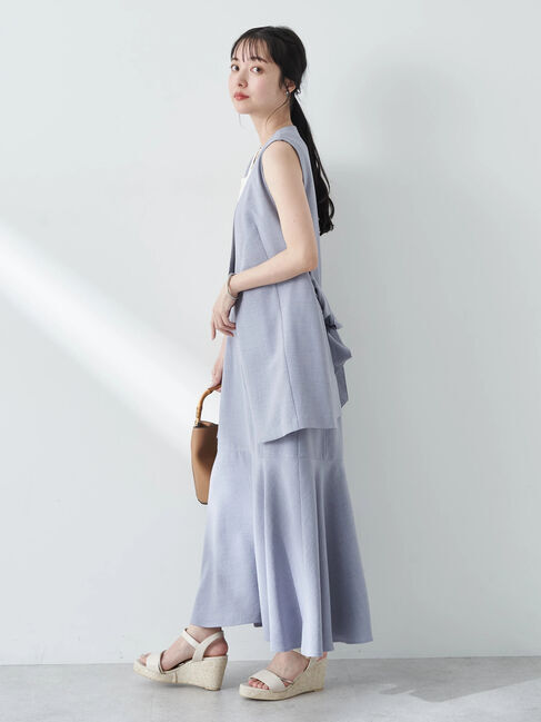 earth music&ecology「リネンライクマーメイドスカート」|スカート|