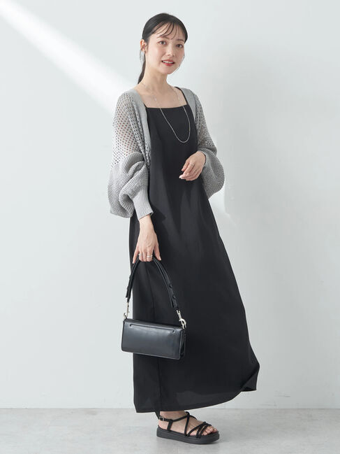 earth music&ecology「メッシュボレロ」|カーディガン|