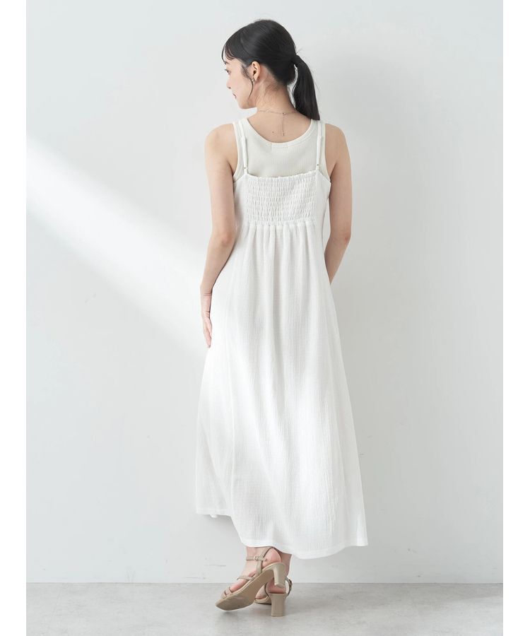 earth music&ecology「チェックキャミワンピース」|ワンピース|