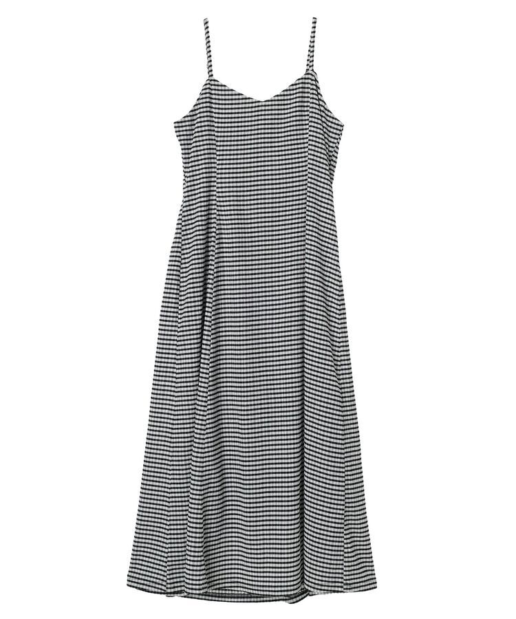 earth music&ecology「チェックキャミワンピース」|ワンピース|