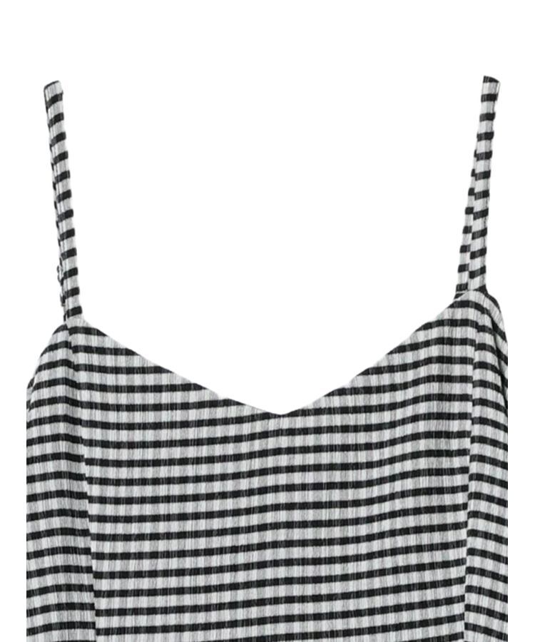 earth music&ecology「チェックキャミワンピース」|ワンピース|