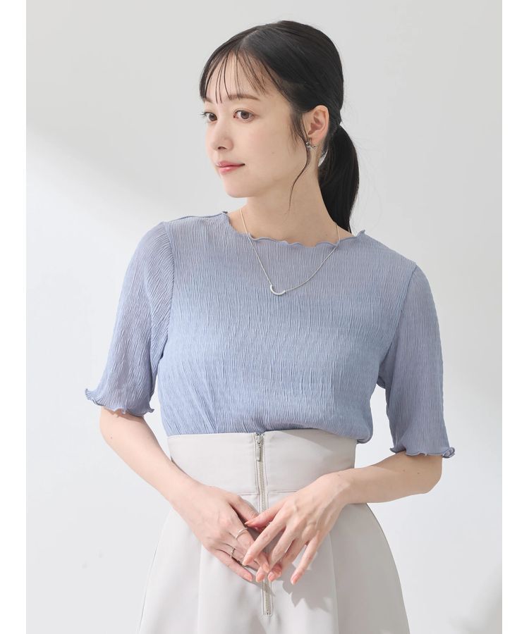 earth music&ecology「シアープルオーバー」|Tシャツ・カットソー|Blue