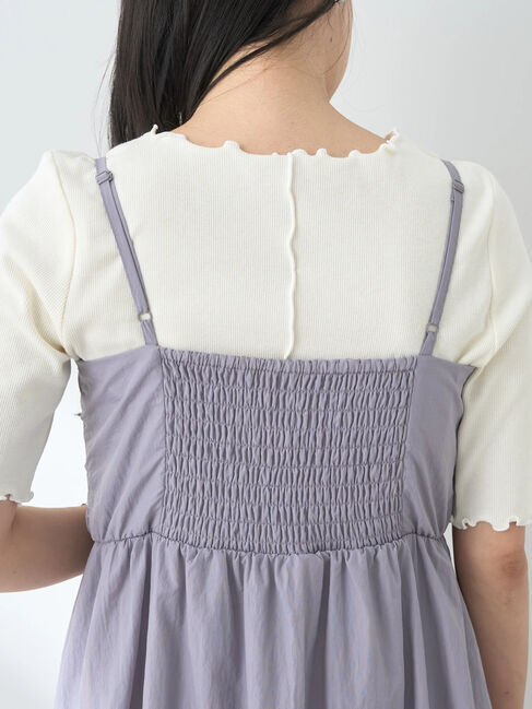 earth music&ecology「テックバルーンキャミワンピース」|ワンピース|