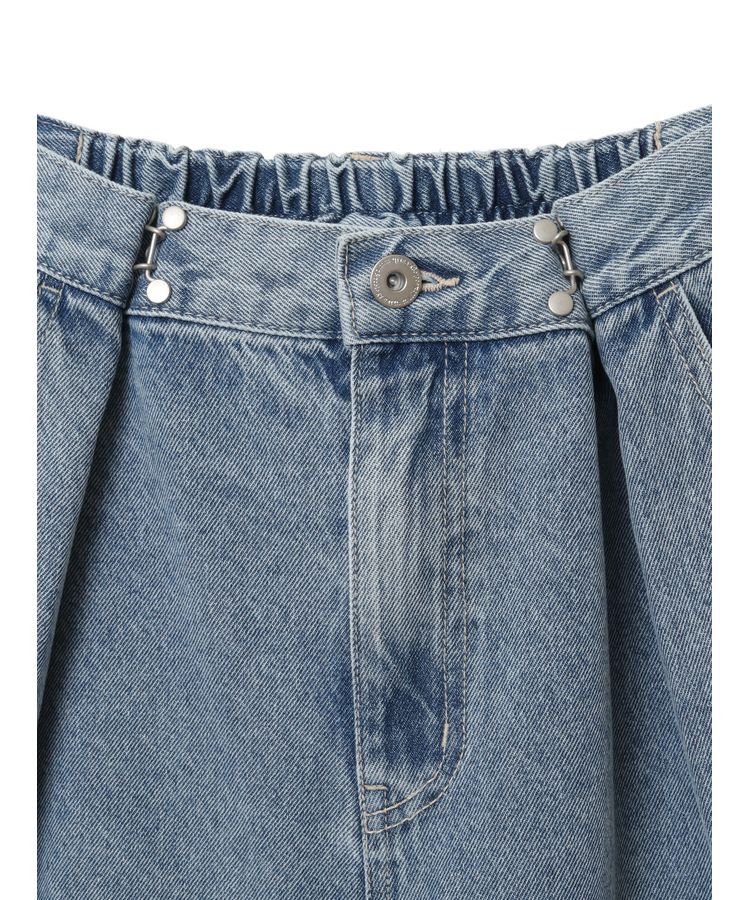 earth music&ecology「タックホックデニムパンツ」|デニム|