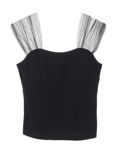 earth music&ecology「チュールドッキングカップ付キャミソール」|インナー|