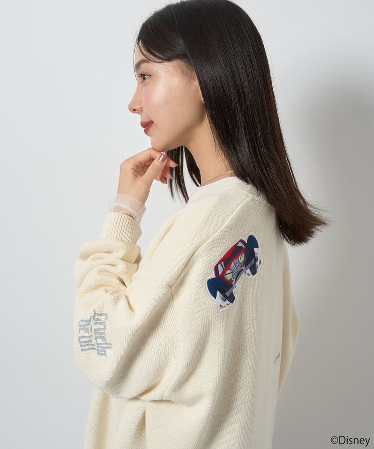 earth music&ecology「Villains　クルエラ/ニットカーディガン」|カーディガン|