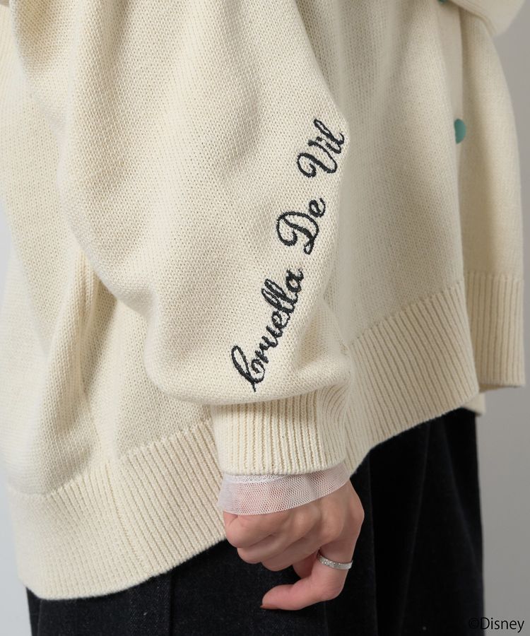 earth music&ecology「Villains　クルエラ/ニットカーディガン」|カーディガン|