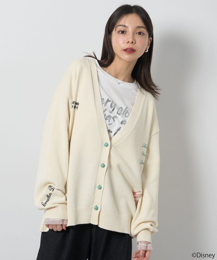 earth music&ecology「Villains　クルエラ/ニットカーディガン」|カーディガン|