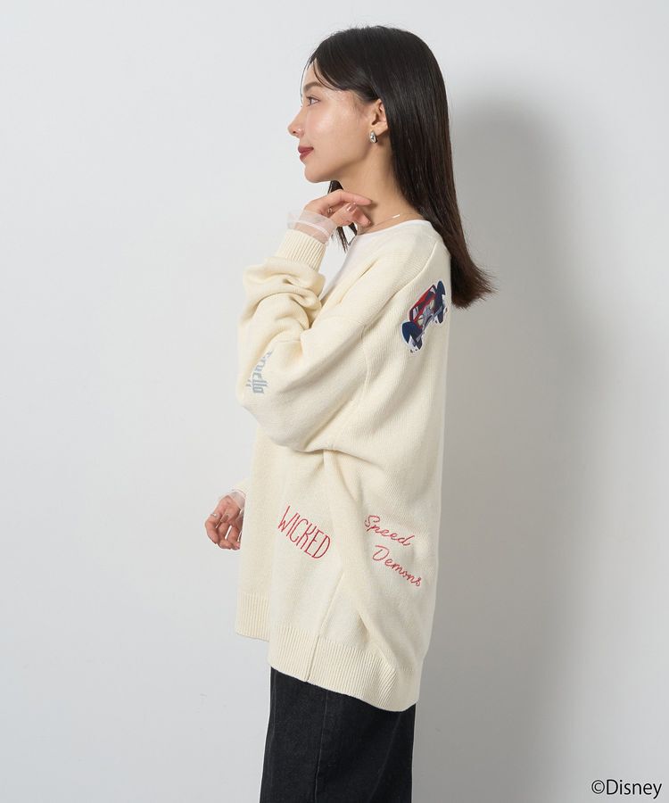 earth music&ecology「Villains　クルエラ/ニットカーディガン」|カーディガン|