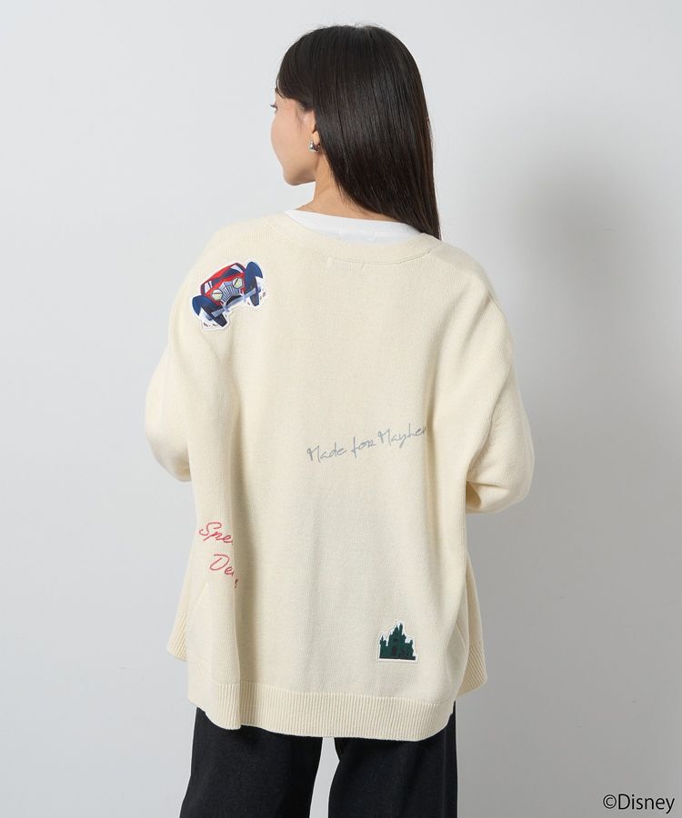 earth music&ecology「Villains　クルエラ/ニットカーディガン」|カーディガン|