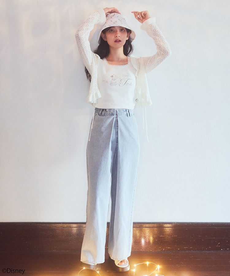 earth music&ecology「Tinker Bell/グラフィックタンク」|キャミソール|