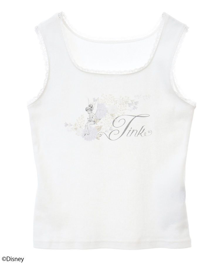 earth music&ecology「Tinker Bell/グラフィックタンク」|キャミソール|