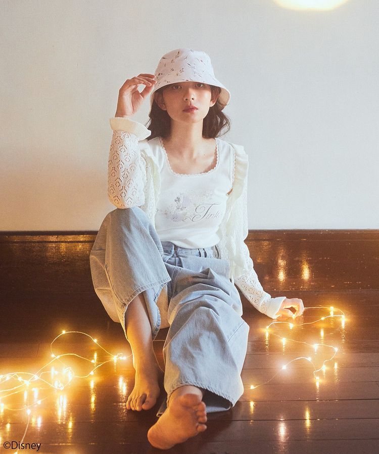 earth music&ecology「Tinker Bell/グラフィックタンク」|キャミソール|